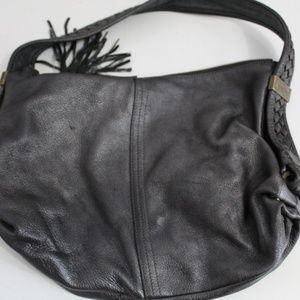 🍄 3 for $15 Elliott Lucca metallic gray leather